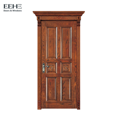 Eco-Lack-festes Holz-Schlafzimmer-Türen/100% 6 täfeln hölzerne Innentüren