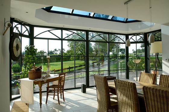 Pulver-beschichtender Glas beiliegender Sunroom für Patios und Wohnsitz CER Zertifikat